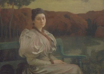 Porträt von Louise Galtier-Boissiere, 1897